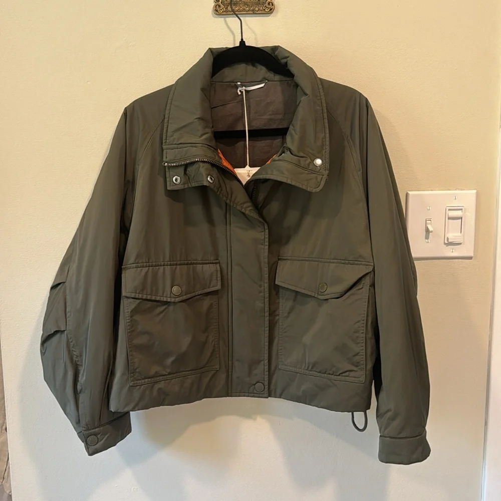 WEEKEND MAX MARA Fiorito Quilted Jacket in Green sz 4 / S BRAND NEW, EXT RARE - Picture 10 of 16